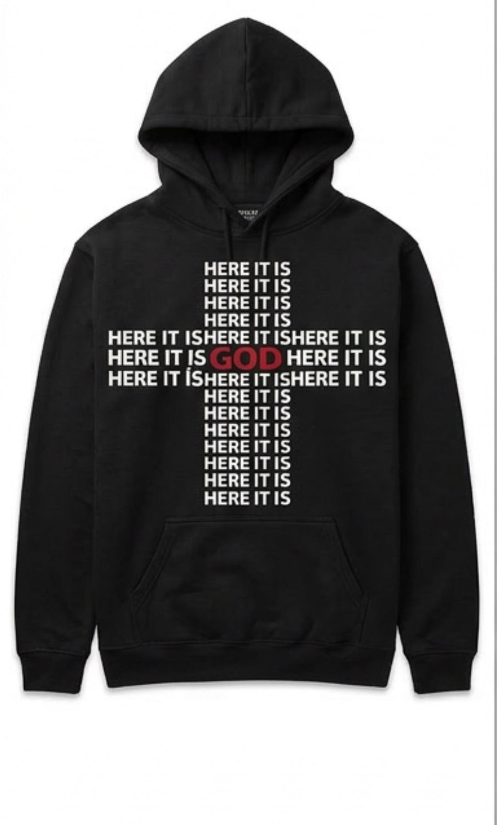 “Here It Is Cross My Heart Hoodie
