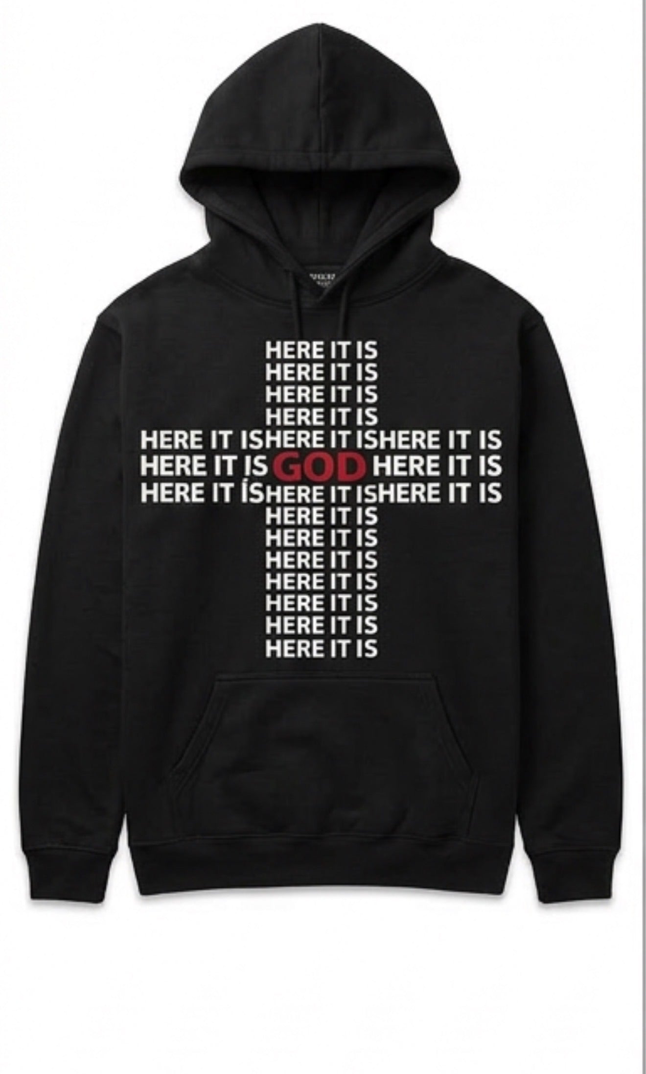 “Here It Is Cross My Heart Hoodie