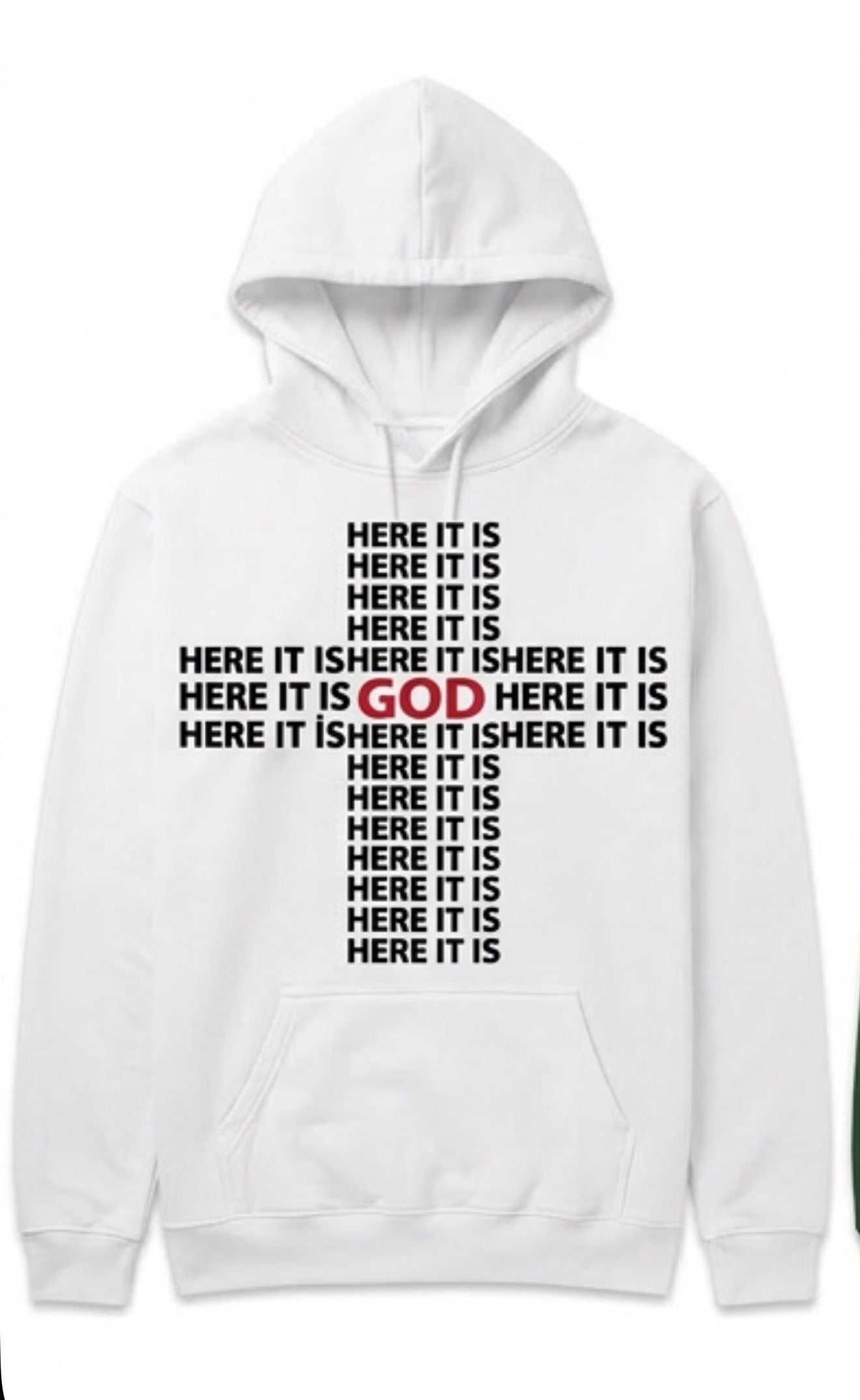 “Here It Is Cross My Heart Hoodie