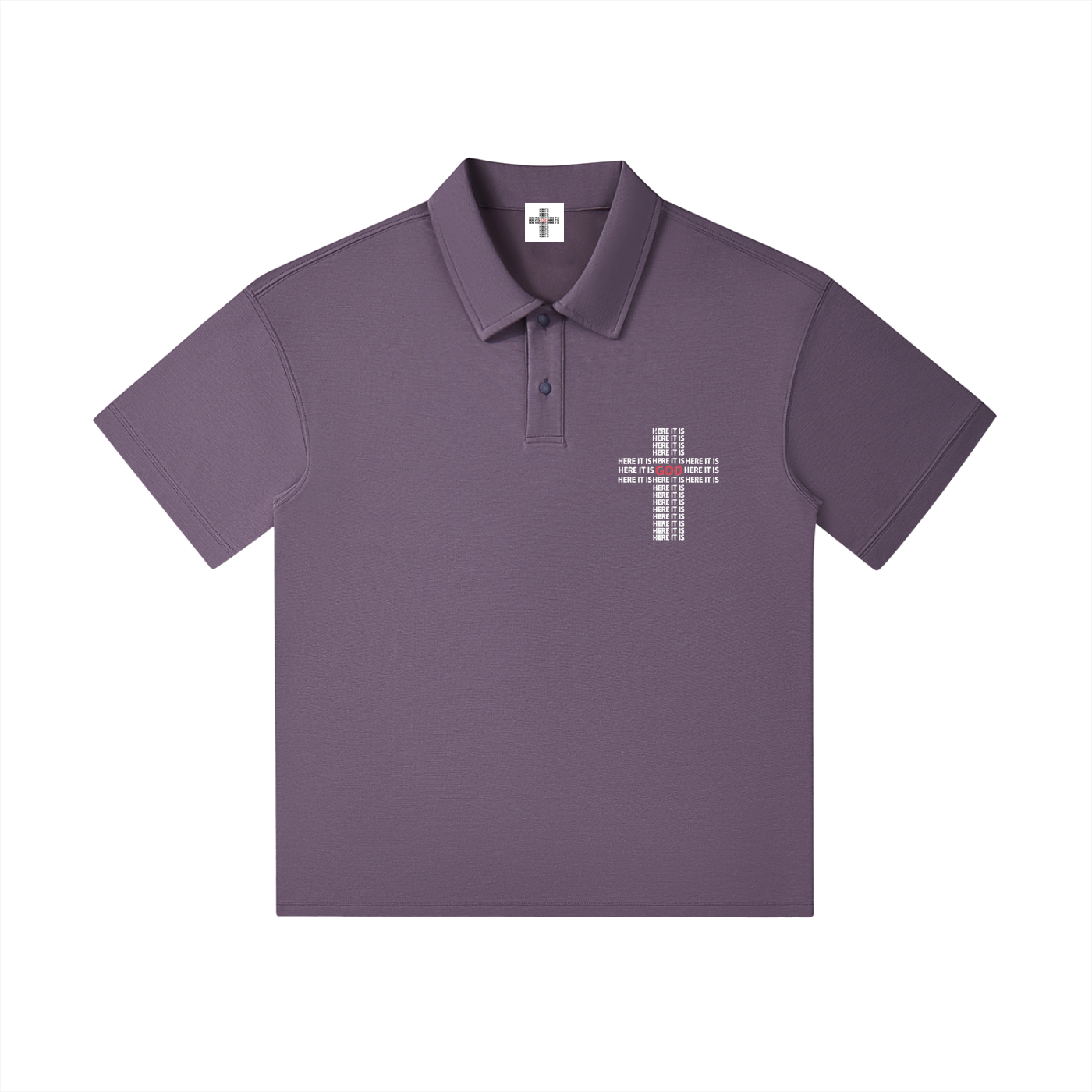Here It Is Short Sleeve Polo T-shirt