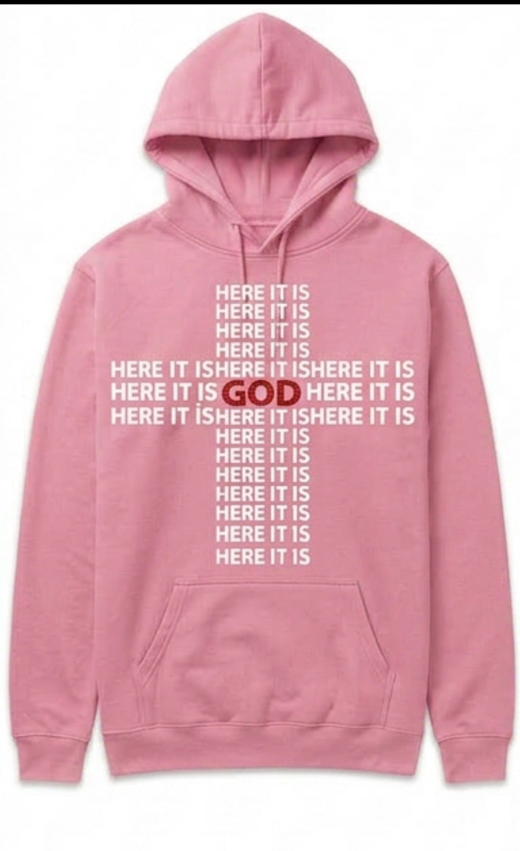 “Here It Is Cross My Heart Hoodie