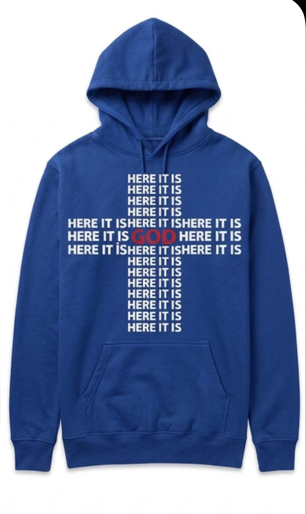 “Here It Is Cross My Heart Hoodie