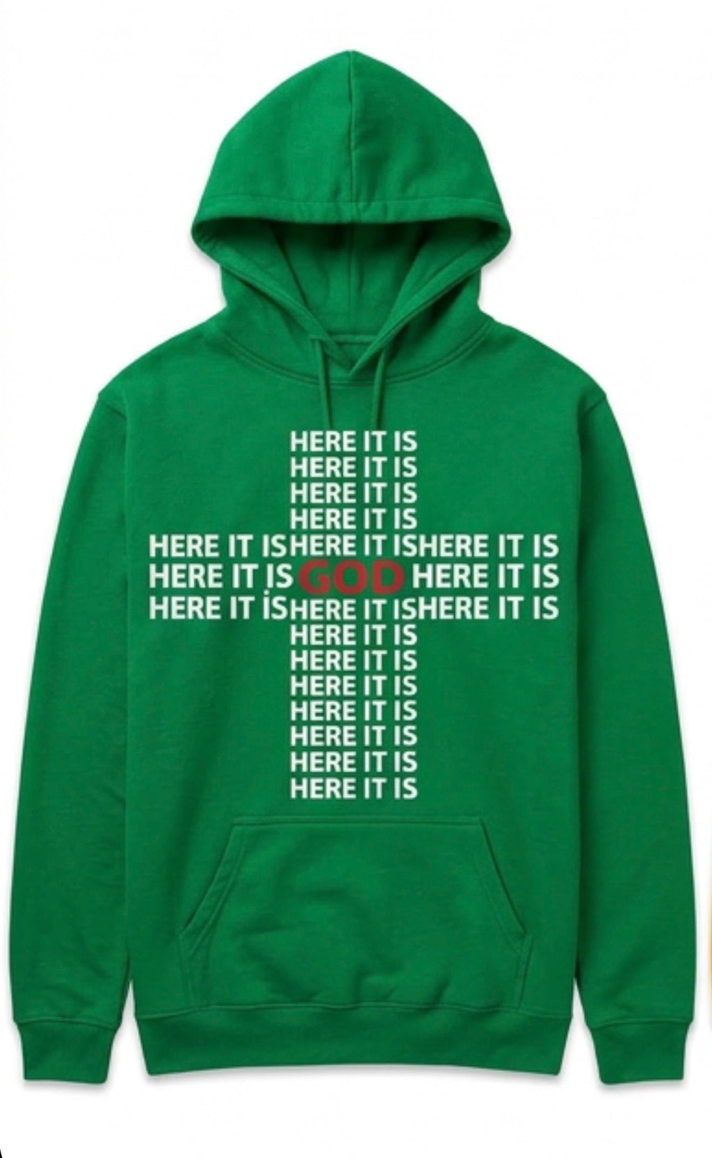 “Here It Is Cross My Heart Hoodie