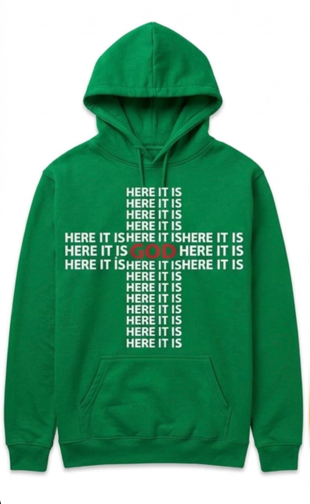 “Here It Is Cross My Heart Hoodie