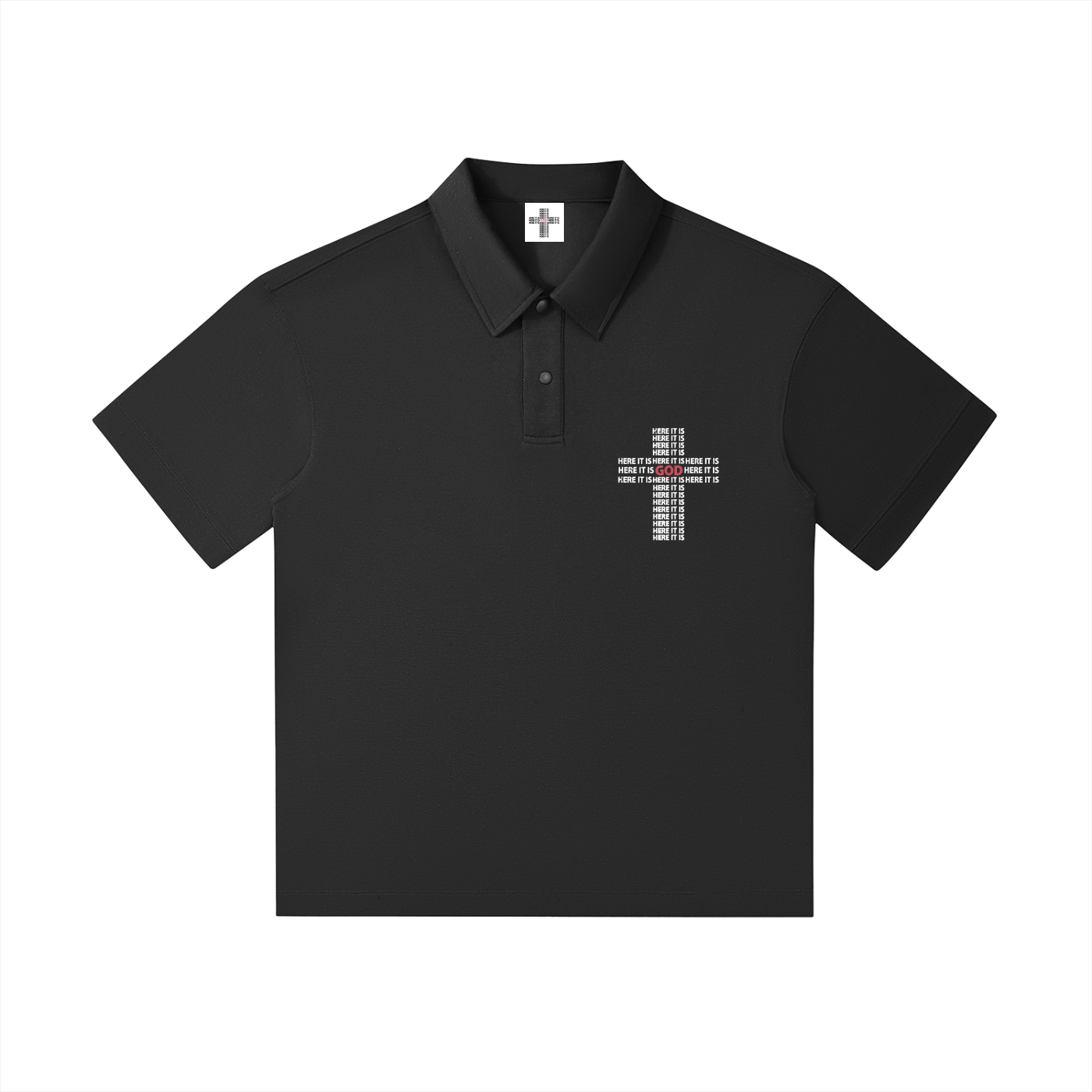 Here It Is Short Sleeve Polo T-shirt