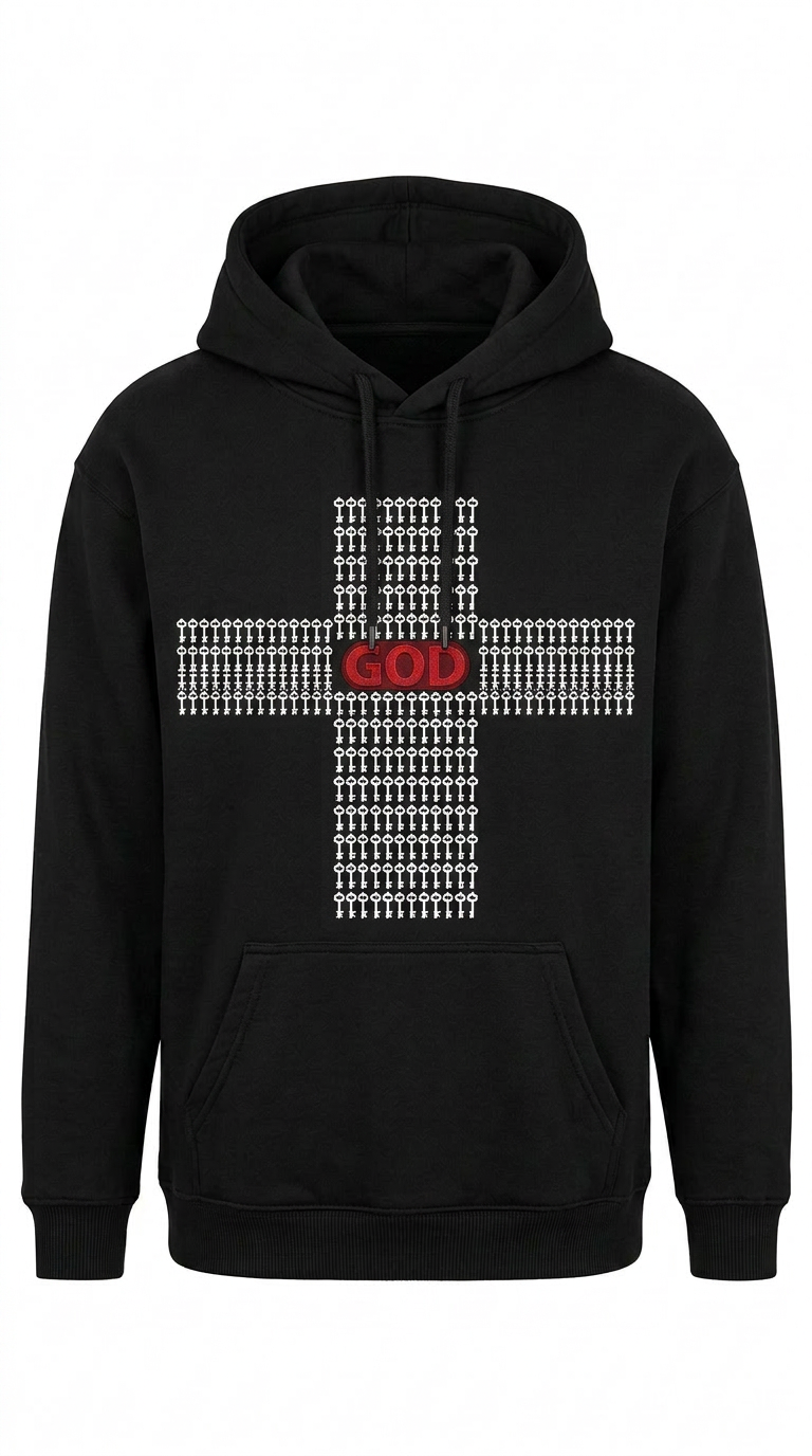 “Here It Is Cross My Heart Hoodie