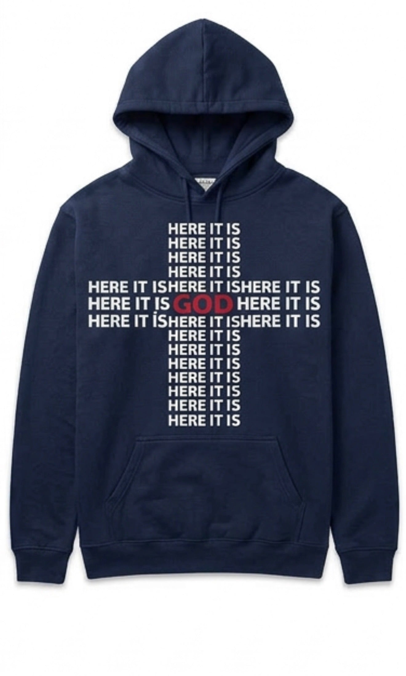 “Here It Is Cross My Heart Hoodie