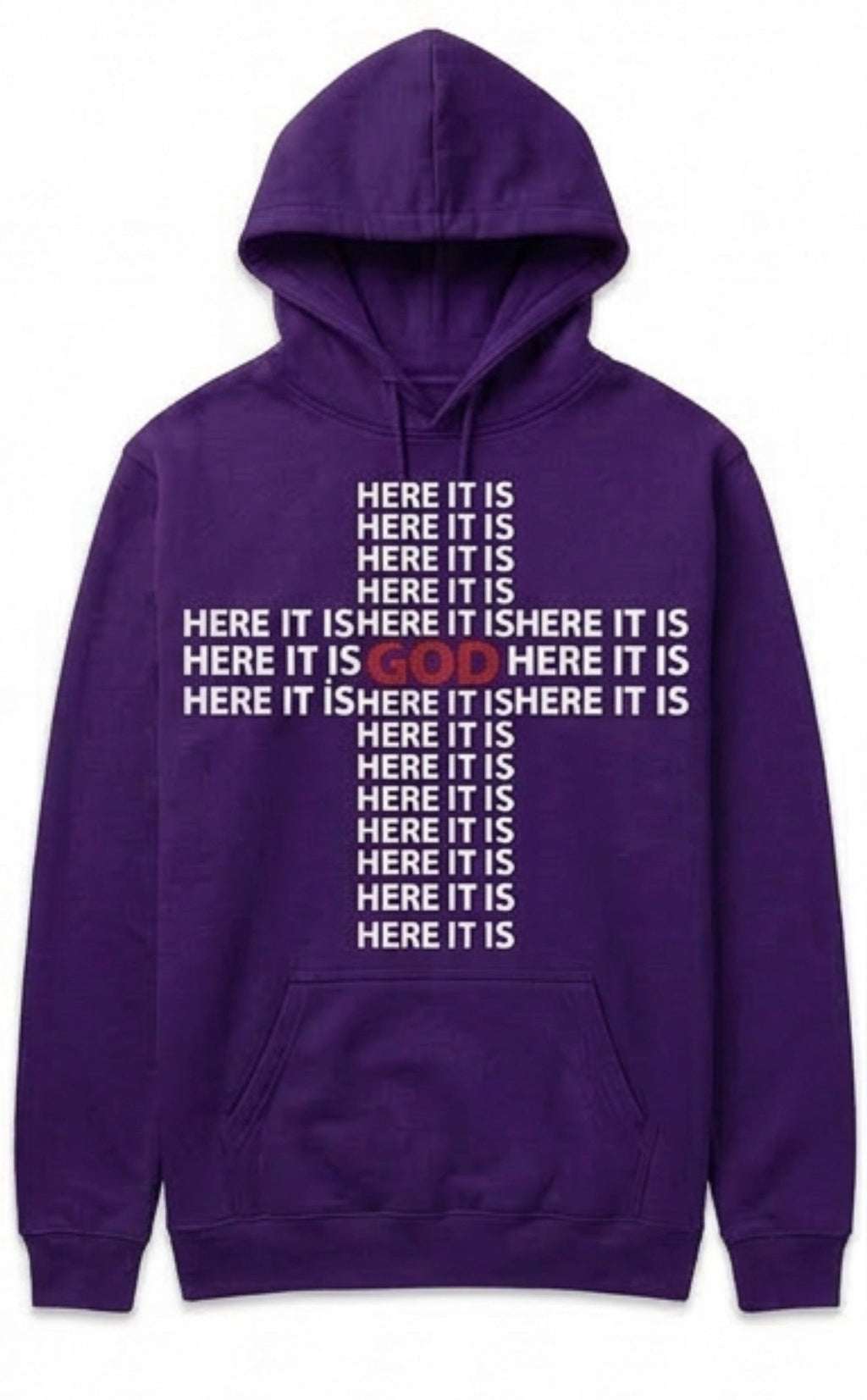 “Here It Is Cross My Heart Hoodie
