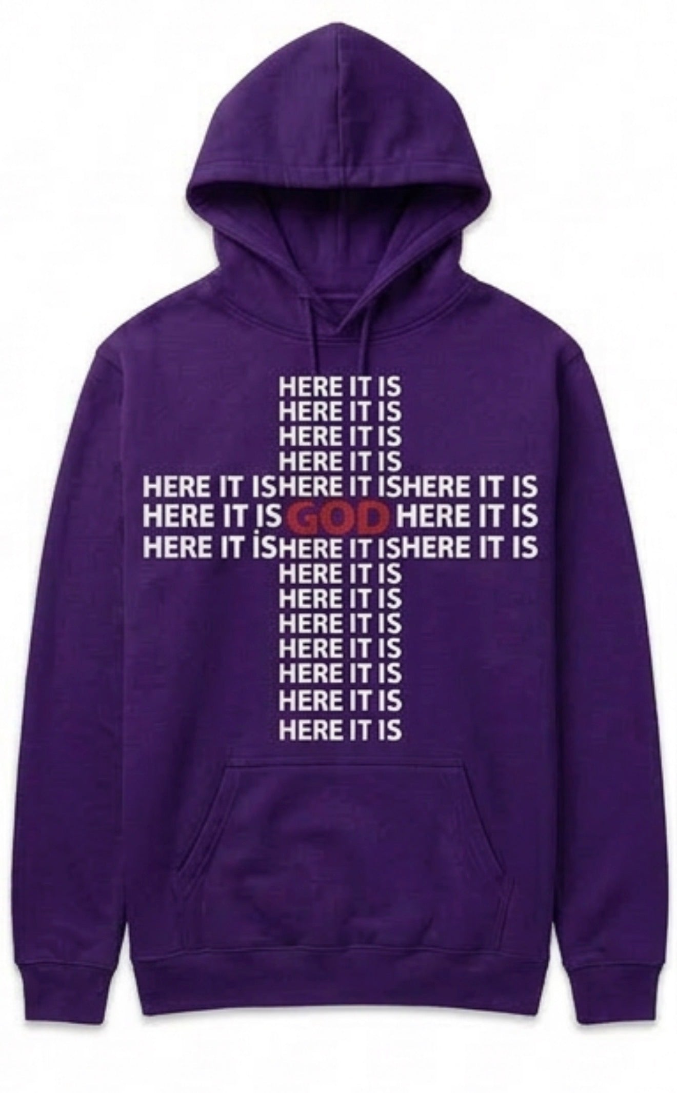 “Here It Is Cross My Heart Hoodie