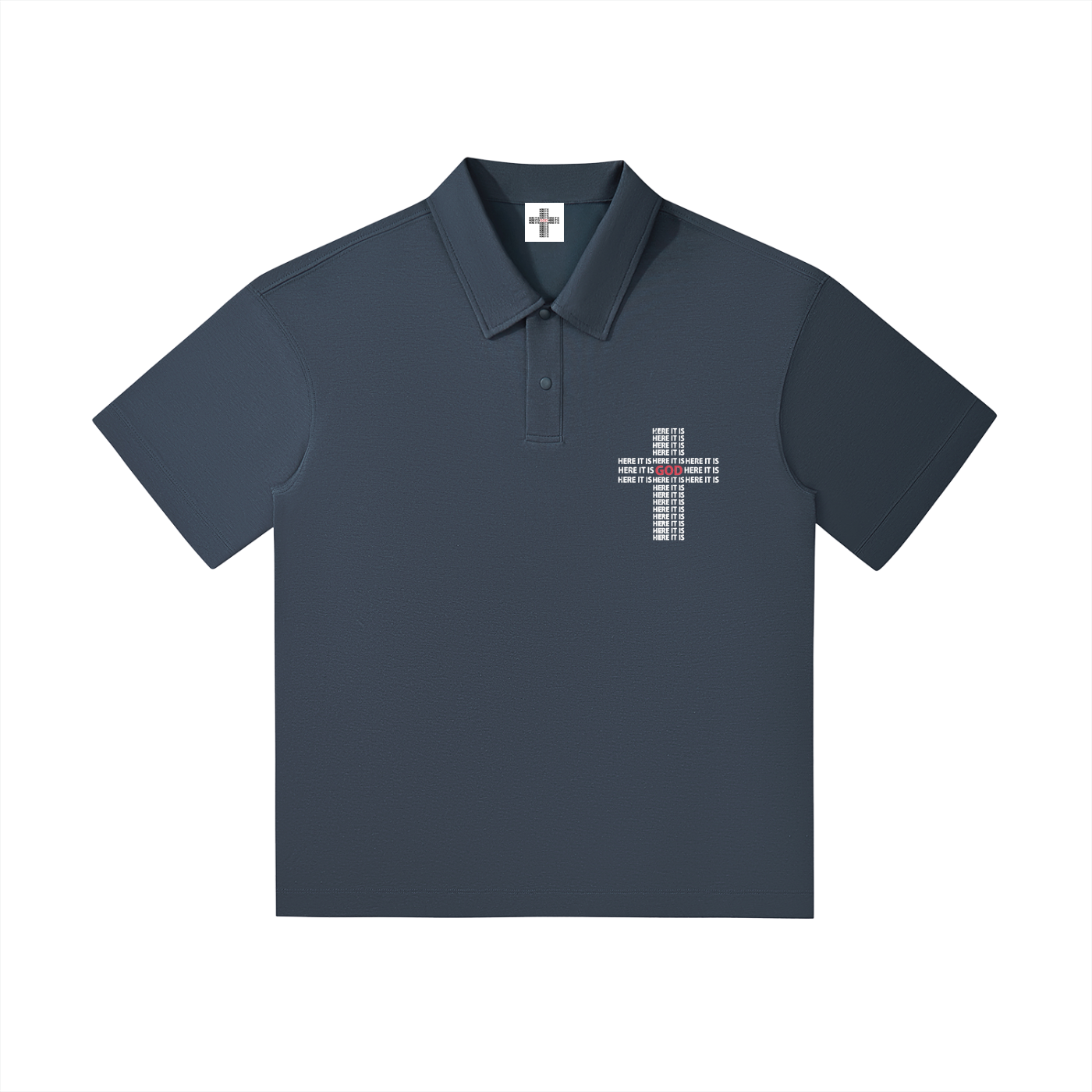 Here It Is Short Sleeve Polo T-shirt
